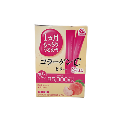1ヵ月もっちりうるおう コラーゲンCゼリー ピーチ味 34本入
